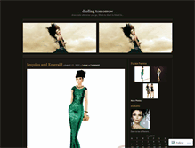 Tablet Screenshot of darlingtomorrow.wordpress.com