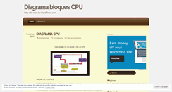 Desktop Screenshot of diagramabloques.wordpress.com