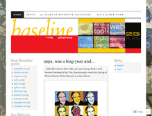 Tablet Screenshot of baselinegraphics.wordpress.com