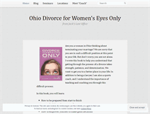 Tablet Screenshot of divorceforwomenseyesonly.wordpress.com