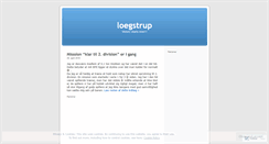 Desktop Screenshot of loegstrup.wordpress.com