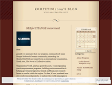 Tablet Screenshot of kompetisi2009.wordpress.com