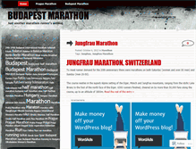 Tablet Screenshot of budapestmarathon.wordpress.com