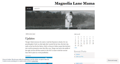 Desktop Screenshot of magnolialane.wordpress.com