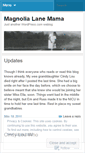Mobile Screenshot of magnolialane.wordpress.com