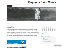 Tablet Screenshot of magnolialane.wordpress.com