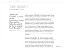 Tablet Screenshot of bernicesh.wordpress.com