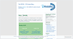 Desktop Screenshot of intelligentmobility.wordpress.com