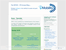 Tablet Screenshot of intelligentmobility.wordpress.com
