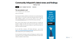 Desktop Screenshot of communityinfopoint.wordpress.com