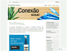 Tablet Screenshot of conexaosisal.wordpress.com