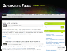 Tablet Screenshot of generazionefenice.wordpress.com