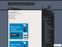 Tablet Screenshot of conscienciaempoesia.wordpress.com