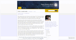 Desktop Screenshot of kurniaputri.wordpress.com
