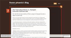 Desktop Screenshot of paversphoenix.wordpress.com