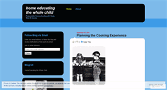 Desktop Screenshot of educatingthewholechild.wordpress.com