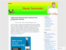 Tablet Screenshot of bungdolf.wordpress.com