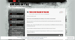 Desktop Screenshot of jongun.wordpress.com