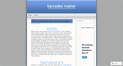 Desktop Screenshot of barcodesystems.wordpress.com