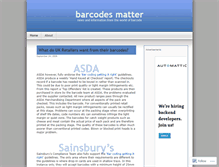 Tablet Screenshot of barcodesystems.wordpress.com