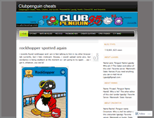 Tablet Screenshot of clubpenguin95.wordpress.com