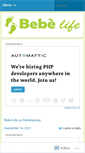 Mobile Screenshot of bebelife.wordpress.com