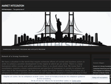 Tablet Screenshot of marketintegration.wordpress.com