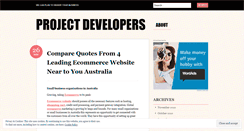 Desktop Screenshot of projectdevelopers.wordpress.com