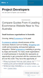 Mobile Screenshot of projectdevelopers.wordpress.com