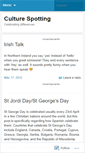 Mobile Screenshot of culturespotting.wordpress.com