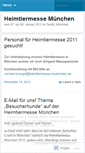 Mobile Screenshot of heimtiermesse.wordpress.com