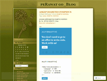 Tablet Screenshot of afiyahhidayati.wordpress.com