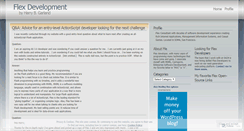 Desktop Screenshot of flexdevelopment.wordpress.com