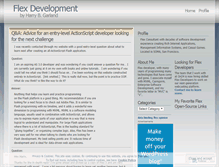 Tablet Screenshot of flexdevelopment.wordpress.com