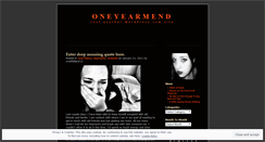 Desktop Screenshot of oneyearmend.wordpress.com