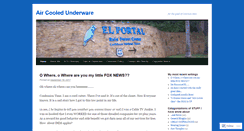 Desktop Screenshot of aircooledunderware.wordpress.com