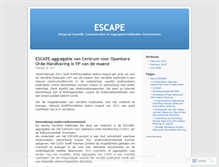 Tablet Screenshot of escapesurf.wordpress.com