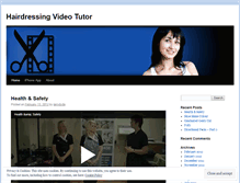 Tablet Screenshot of hairdressingvideotutor.wordpress.com