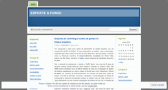 Desktop Screenshot of esporteafundo.wordpress.com