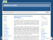 Tablet Screenshot of esporteafundo.wordpress.com