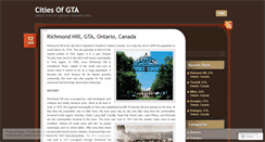 Desktop Screenshot of gtacities.wordpress.com