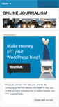 Mobile Screenshot of journalism395.wordpress.com