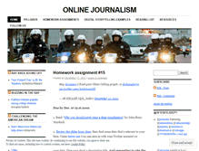 Tablet Screenshot of journalism395.wordpress.com