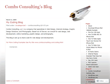 Tablet Screenshot of combsconsulting.wordpress.com