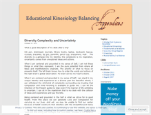 Tablet Screenshot of kinesiologybalancing.wordpress.com