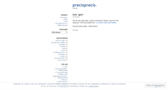 Desktop Screenshot of precisprecis.wordpress.com
