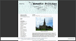 Desktop Screenshot of nomadicprincess.wordpress.com