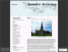 Tablet Screenshot of nomadicprincess.wordpress.com