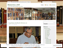 Tablet Screenshot of bibliotecaesf.wordpress.com