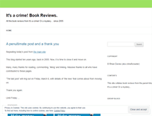 Tablet Screenshot of itsacrimeukbooks.wordpress.com